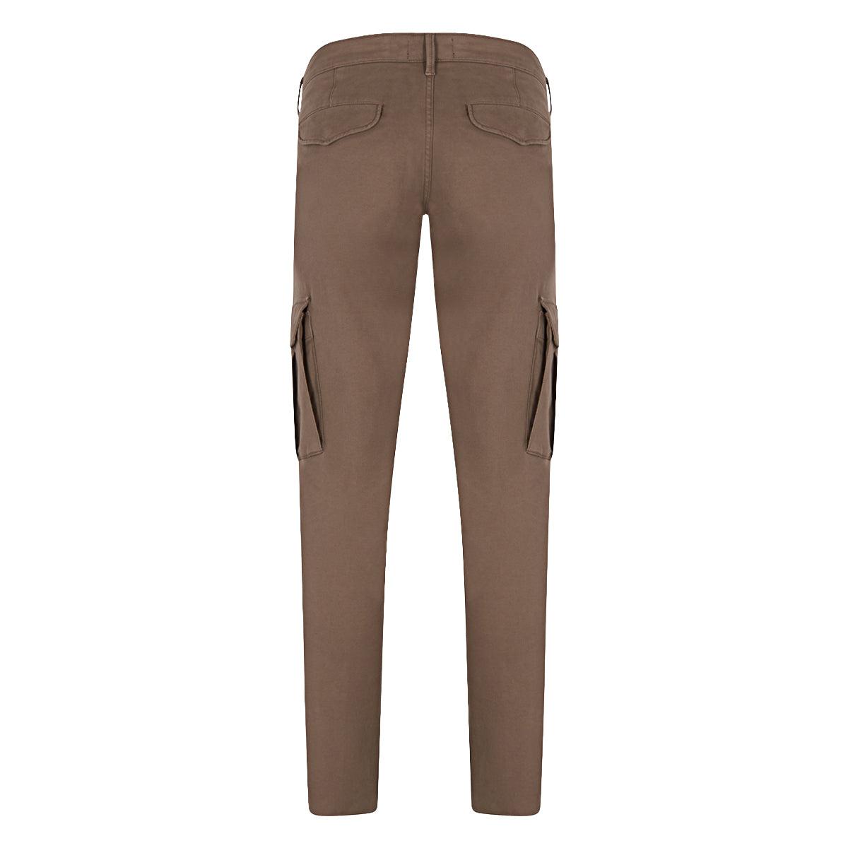 Light Brown Cargo Trousers-BCorner
