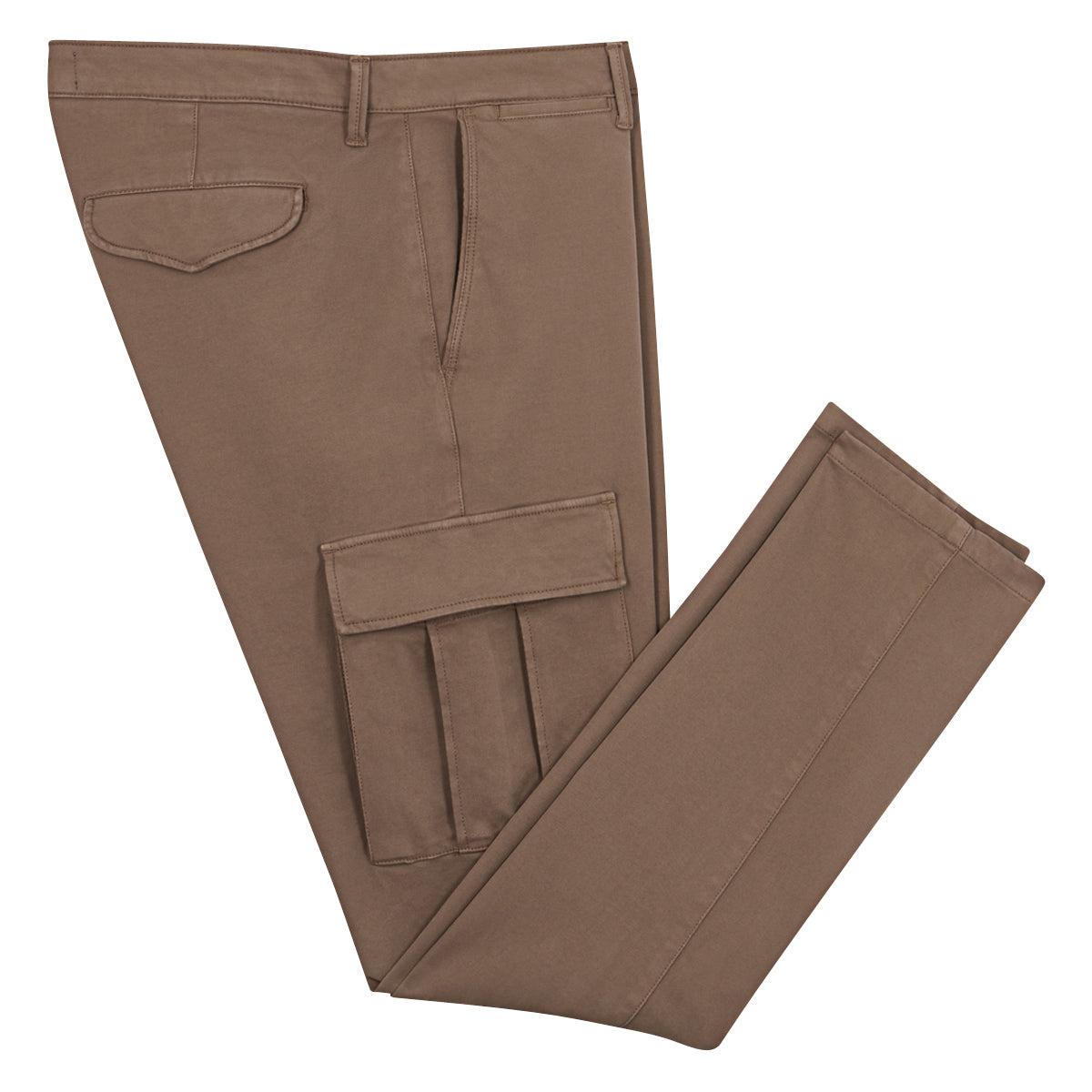 Light Brown Cargo Trousers-BCorner