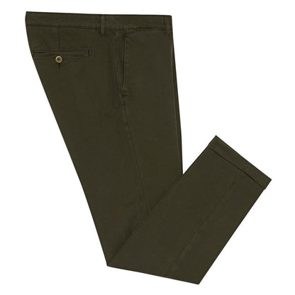 Military Green Chino Trousers-BCorner