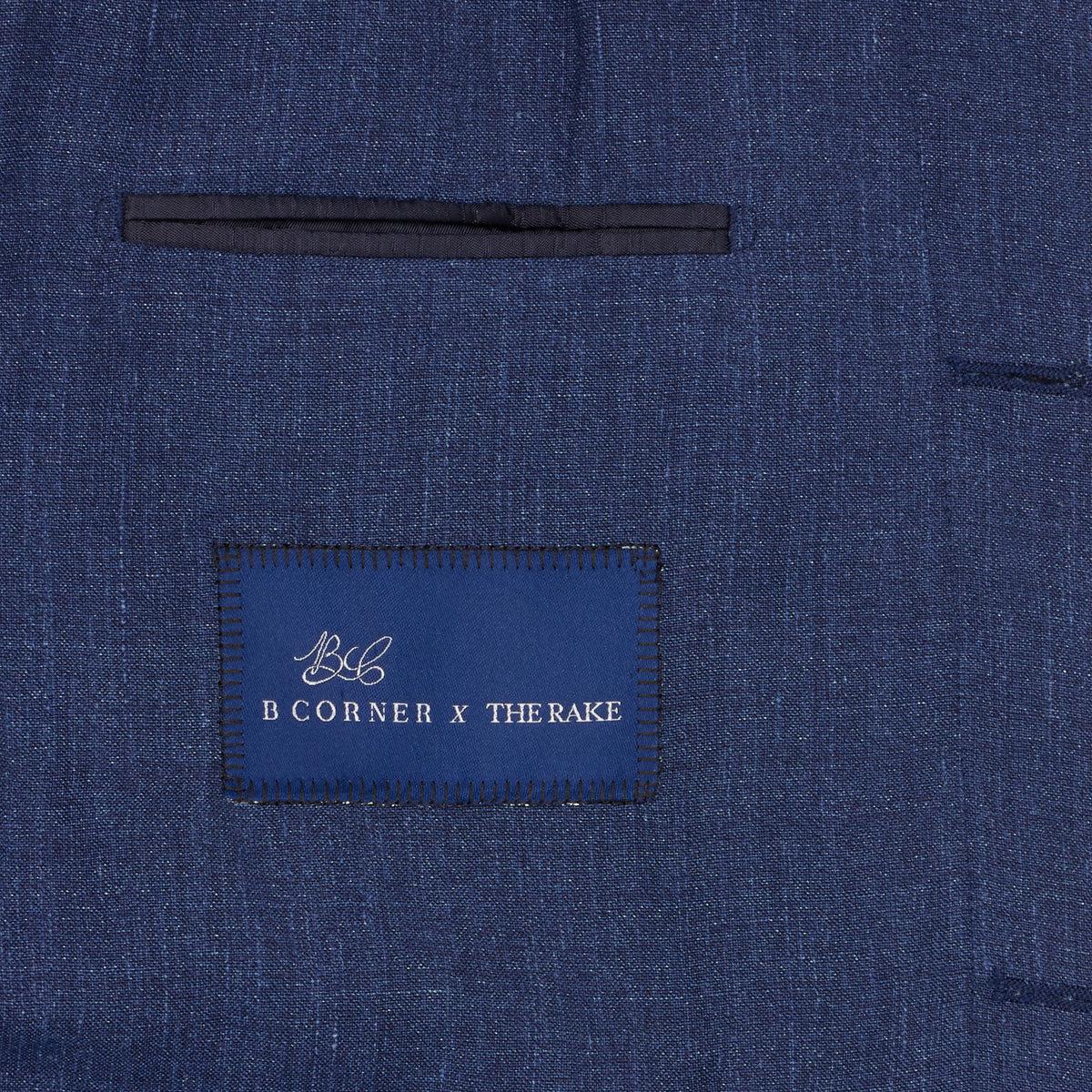 Sahariana Linen Blue Jacket-BCorner