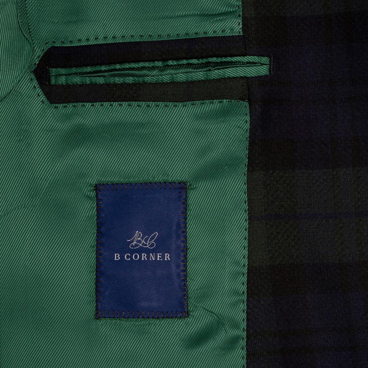 Tartan Green-Blue Jacket-BCorner