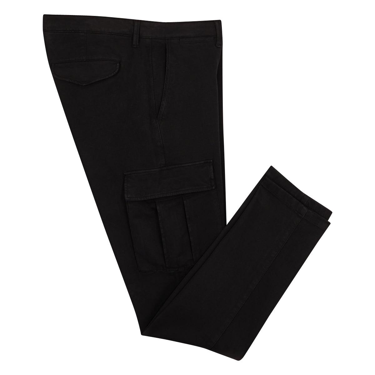 Black Cargo Trousers-BCorner