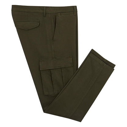 Military Green Cargo Trousers-BCorner