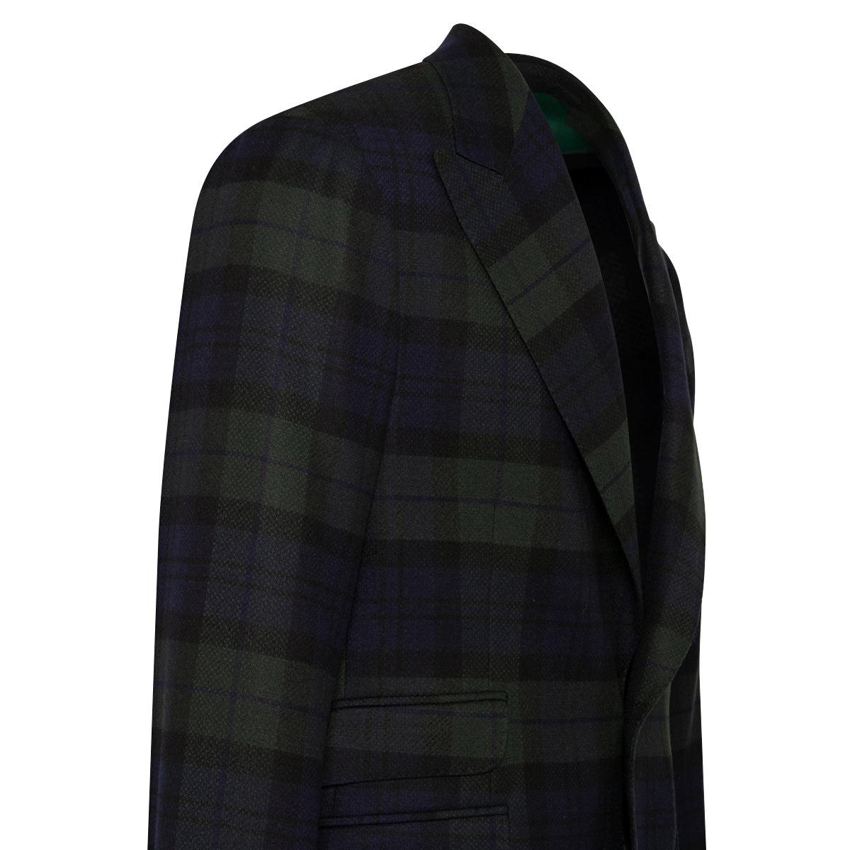 Tartan Green-Blue Jacket-BCorner